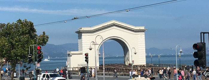 Pier 43 Ferry Arch is one of Sam's San Francisco.