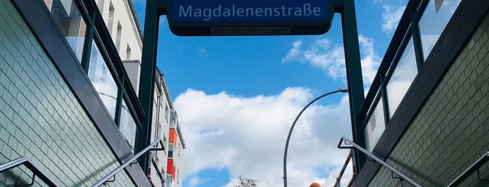 U Magdalenenstraße is one of U-Bahn Berlin.