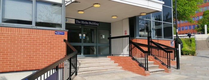 Hicks Building is one of The University of Sheffield.