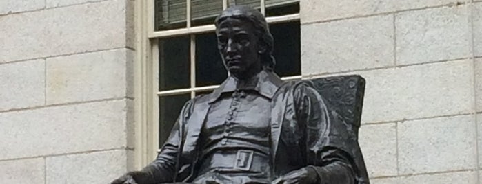 John Harvard Statue is one of Boston.