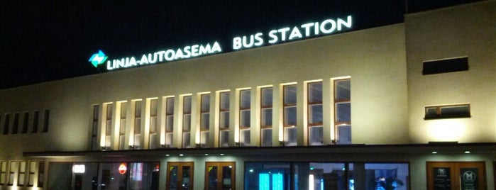 Tampereen linja-autoasema is one of often visited.