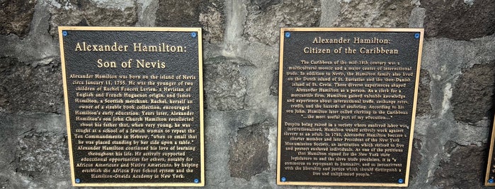 Alexander Hamilton's Birthplace is one of St Kitts.