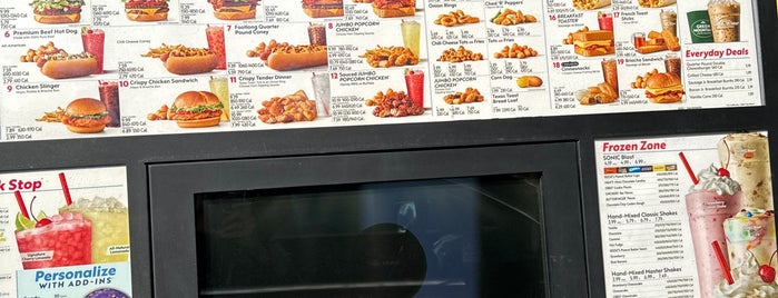 SONIC Drive-In is one of Dinner Night Bucket List.