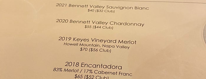 Matanzas Creek Winery is one of CVB Members.