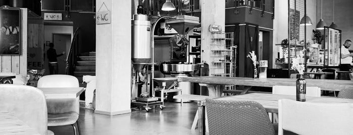Franz Morish Kaffeerösterei is one of Europe specialty coffee shops & roasteries.