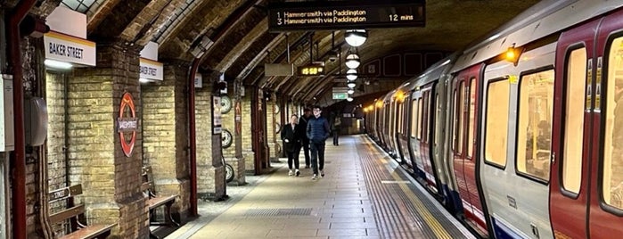 Baker Street London Underground Station is one of Dayne Grant's Big Train Adventure.
