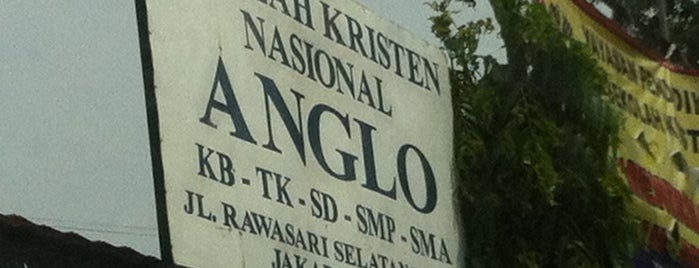 Anglo School is one of Places that only take ± 0-30 minutes from my house.