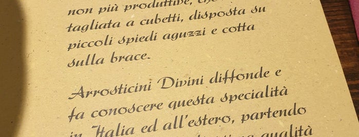 Arrosticini divini is one of L'Aquila.