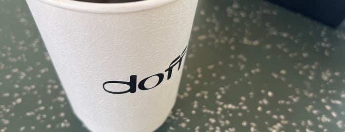 doff is one of Coffee shops | Riyadh ☕️🖤.