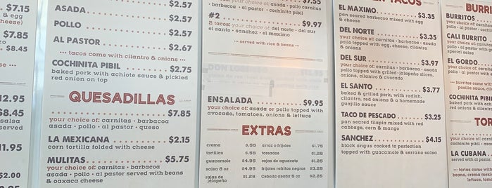Del Sur Tacos is one of Lugares favoritos de Erica.