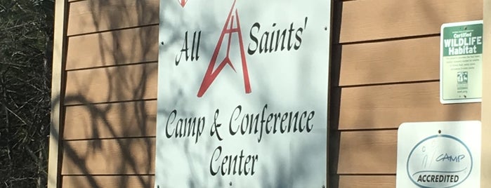 All Saints Camp & Conference Center is one of Erica'nın Beğendiği Mekanlar.