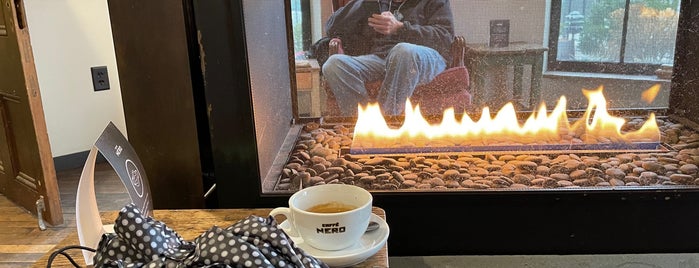 Caffè Nero is one of The 15 Best Places with Fireplaces in Boston.