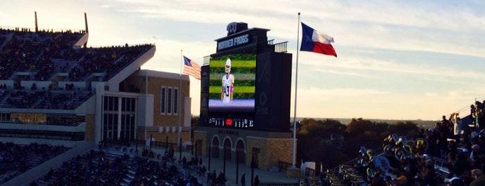 Amon G. Carter Stadium is one of College Football Stadiums in Texas.