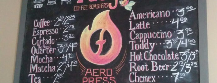 Fuego Coffee Roasters is one of Diner, Deli, Cafe, Grille.