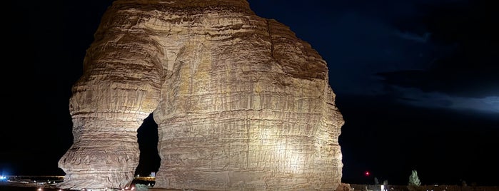 The Elephant Rock is one of Al Ula.