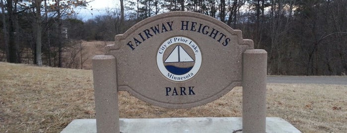 Fairway Heights Park is one of Prior Lake Parks.
