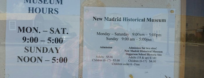 New Madrid Historicsl Museum is one of MO.