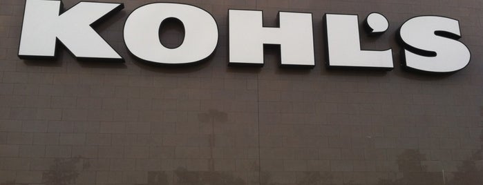 Kohl's is one of places that I've been to.