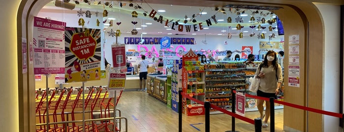 Daiso is one of Tampines.