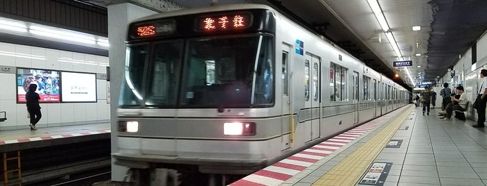 Hibiya Line Ningyocho Station (H14) is one of Tokyo Subway Map.