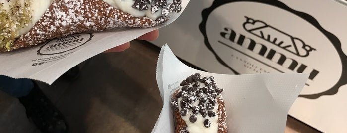 Ammu - Cannoli espressi siciliani is one of สถานที่ที่ Martina ถูกใจ.