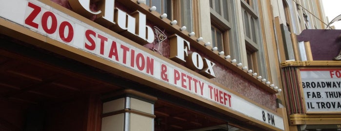 Club Fox is one of concert venues 1 live music.