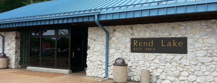 Rend Lake Rest Area - Northbound is one of Tempat yang Disukai Ed.