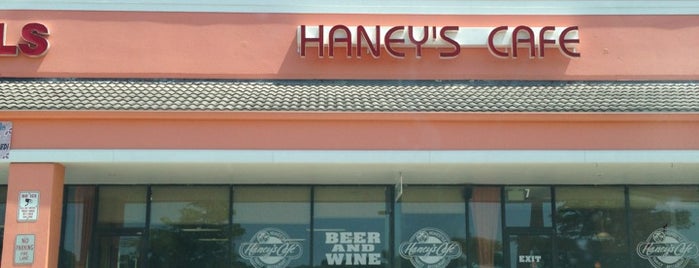 Haney's Cafe is one of Tempat yang Disukai Bill.