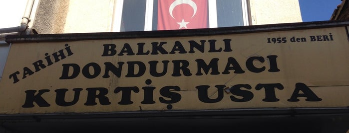 Balkanli Dondurmaci Kurtis Usta is one of istanbul gidilecekler anadolu 2.