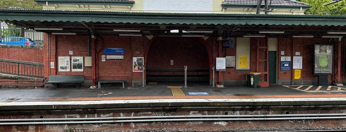 Malvern Station is one of Melbourne Train Network.