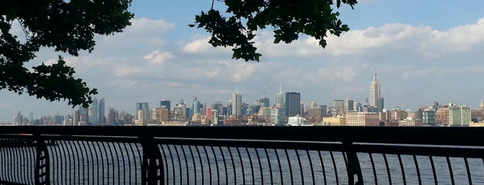 Hoboken Riverside Park is one of Best Views of NYC.
