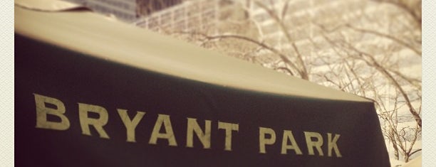 Bryant Park is one of Manhattan Favorites.