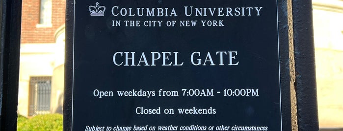 St. Paul's Chapel - Columbia University is one of Michael'in Beğendiği Mekanlar.