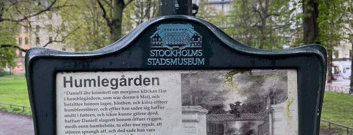 Humlegården is one of Estocolmo.