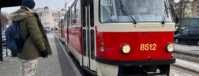 Želivského (tram) is one of Po stopách Pražského výběru.