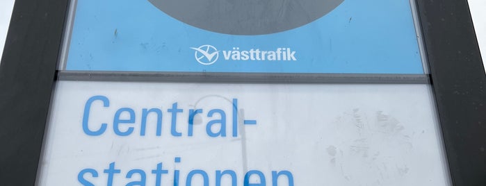 Hållplats Centralstationen (S) is one of Tram stops of Gothenburg.