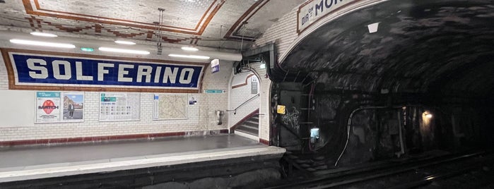 Métro Solférino [12] is one of NYC➡️SPAIN➡️FRANCE➡️ITALY Trip.