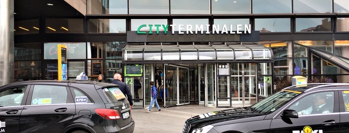 Cityterminalen (B) is one of Stockholm.