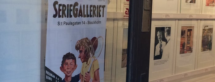 Seriegalleriet is one of Stockholm ✈️.