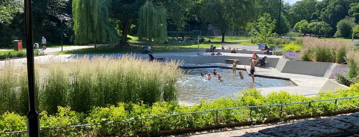 Lilla Blecktornsparken is one of Stockholm aug 2021.