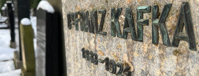 Franz Kafka Grave is one of prg.