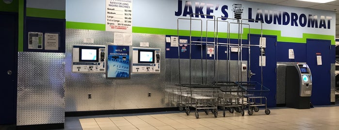 Jake's Laundromat is one of Tempat yang Disukai Ricky.