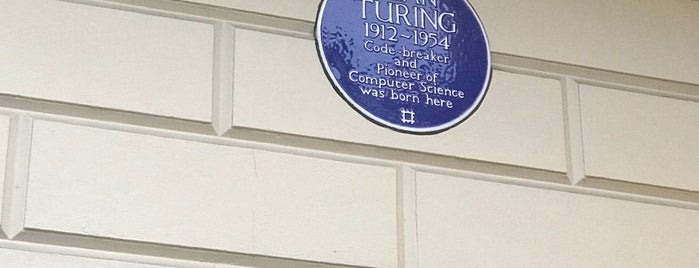 Blue Plaque: Alan Turing is one of Londýn.