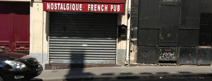 Nostalgique French Pub is one of Paris - Bars & Clubs.