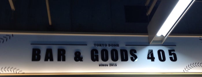 Bar & Goods 405 is one of Iidabashi・Suidobashi・Hongo.