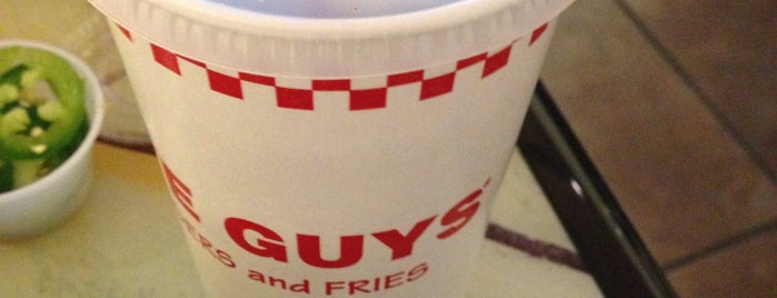Five Guys is one of places I've dined.
