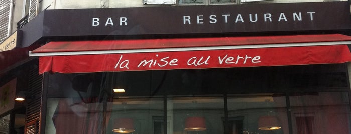 La Mise au Verre is one of paris.