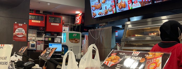 KFC is one of Afiq list.