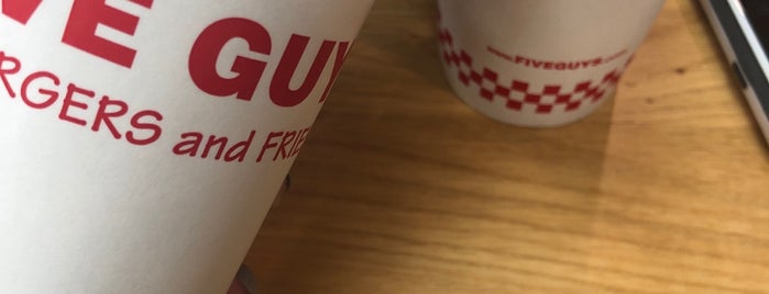 Five Guys is one of Marcel’s Liked Places.