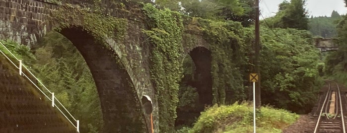 若宮井路笹無田石拱橋 is one of 大分麦焼酎　二階堂　ＣＭロケ地.